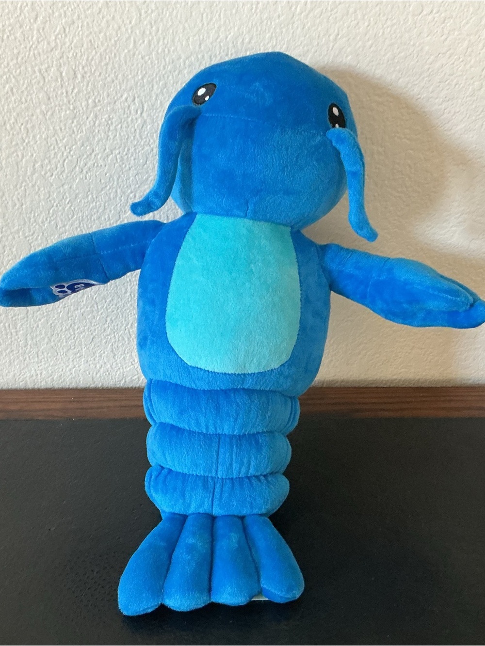 Build a Bear Blue Lobster Prawn Shrimp Plush Stuffed Animal Retired